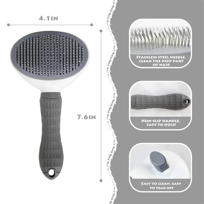 Self-cleaning Pet Hair Comb