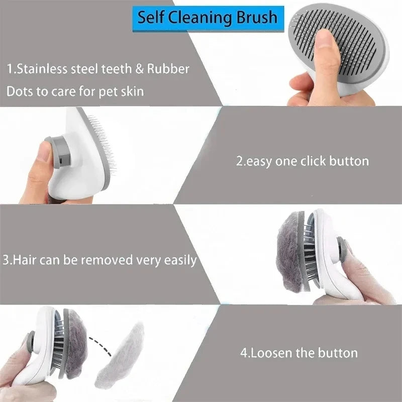 Self-cleaning Pet Hair Comb
